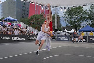 FIBA 3x3, World Tour 2021, Mtl, Can, Esplanade Place des Arts. WS Semi-Final 2- CANADA vs. Spain