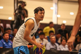 Player in attack, 2014 World Tour Manila, 3x3game, 20. July.