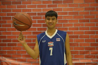 Jukkapong Sriwongkod. Team Thailand. 2013 FIBA U18 World Championships.