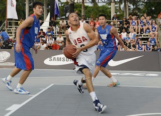 #8 Larry Austin. Team USA vs Chinese Taipei. 2013 FIBA 3x3 U18 World Championships. 3x3 Game.