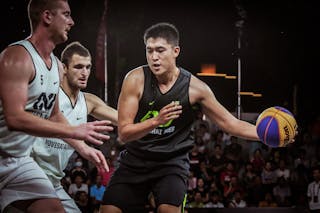 7 Kai Bu (CHN) - 6 Marko Dugosija (UAE) - 5 Marko Savić (UAE) - Novi Sad AlWahda v Shanghai SUES, 2016 WT Beijing, Pool, 16 September 2016