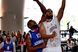 11 Dusan Domovic Bulut (SRB) - Serbia v Azerbaijan, 2016 FIBA 3x3 European Championships Qualifier Netherlands - Men, Pool, 1 July 2016