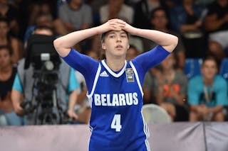 4 Aleksandra Ratnikava (BLR) - Hungary v Belarus, 2016 FIBA 3x3 U18 European Championships - Women, Pool, 9 September 2016