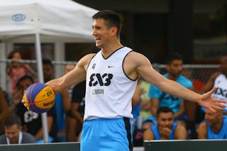 4 Stefan Stojačić (SRB) - Liman vs NY Harlem at FIBA 3x3 Saskatoon 2017