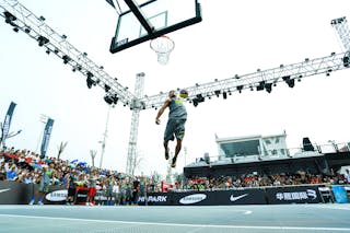 Dunk contest, player dunking, 2014 World Tour Beijing, 3x3game, 2-3 August.