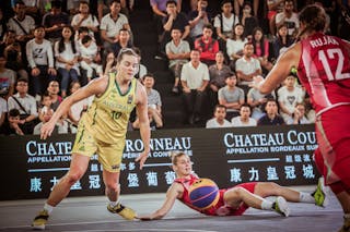 10 Kelly Bowen (AUS) - Australia v Hungary, 2016 FIBA 3x3 World Championships - Women, Pool, 13 October 2016
