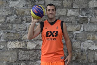 #6 Solujic Aleksandar, Team Belgrade, FIBA 3x3 World Tour Lausanne 2014, 29-30 August.
