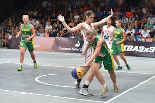 Spain v Lithuania, 2016 FIBA 3x3 U18 European Championships - Women, Pool, 10 September 2016