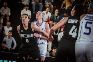 11 Vita Horobets (UKR) - 8 Breana Jones (NZL) - Ukraine v New Zealand, 2016 FIBA 3x3 World Championships - Women, Pool, 12 October 2016