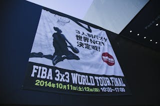 Poster, FIBA 3x3 World Tour Final Tokyo 2014, 11-12 October.
