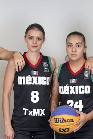 24 Paola Beltran (MEX) - 15 Laura Nunez (MEX) - 8 Nataly Gutierrez (MEX) - 12 Elena Martinez (MEX)