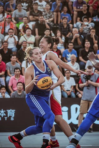 7 Sabrina Palie (FRA) - China v France, 2016 FIBA 3x3 World Championships - Women, Pool, 14 October 2016