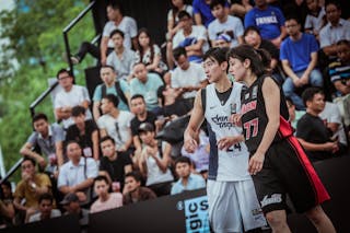 24 Hsi-yeh Liu (TPE) - 77 Akari Kawahara (JPN) - Chinese Taipei v Japan, 2016 FIBA 3x3 World Championships - Women, Pool, 11 October 2016