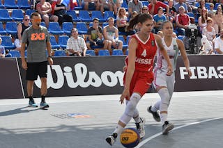 4 Meline Franchina (SUI) - Hungary v Switzerland, 2016 FIBA 3x3 U18 European Championships - Women, Last 8, 11 September 2016