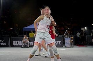 8 Anja Fuchs-robetin (AUT) - FIBA 3x3, World Tour 2021, Mtl, Can, Esplanade de la Place des Arts. Women final Spain vs Austria
