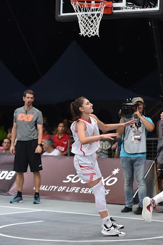 3 Michaela Wildbacher (AUT) - Switzerland v Austria, 2016 FIBA 3x3 U18 European Championships - Women, Pool, 10 September 2016
