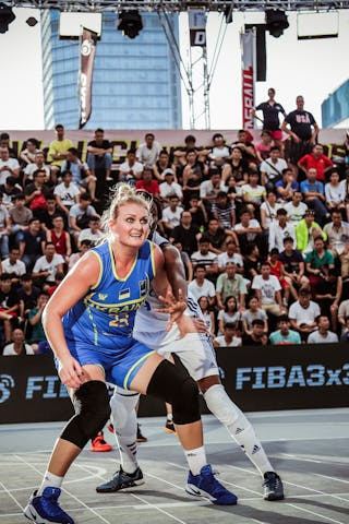 23 Ganna Zarytska (UKR) - France v Ukraine, 2016 FIBA 3x3 World Championships - Women, Last 8, 15 October 2016