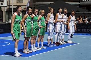 4 Jowita Ossowska (POL) - 3 Agnieszka Makowska (POL) - 2 Anna Jakubiuk (POL) - 1 Karolina Szlachta (POL) - 11 Orla O Reilly (POL) - 9 Grainne Dwyer (POL) - 7 Claire Rockall (POL) - 5 Sarah Woods (POL) - Poland v Ireland, 2016 FIBA 3x3 European Championships Qualifiers Andorra - Women, Pool, 25 June 2016