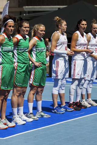 4 Jowita Ossowska (POL) - 3 Agnieszka Makowska (POL) - 2 Anna Jakubiuk (POL) - 1 Karolina Szlachta (POL) - 11 Orla O Reilly (POL) - 9 Grainne Dwyer (POL) - 7 Claire Rockall (POL) - 5 Sarah Woods (POL) - Poland v Ireland, 2016 FIBA 3x3 European Championships Qualifiers Andorra - Women, Pool, 25 June 2016