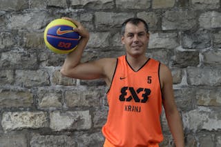 #5 Krejic Dario, Team Kranj, FIBA 3x3 World Tour Lausanne 2014, 29-30 August.
