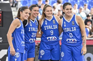 23 Giulia Bongiorno (ITA) - 10 Beatrice Stroscio (ITA) - 9 Giulia Natali (ITA) - 0 Meriem Nasraoui (ITA)