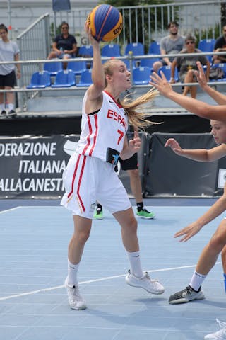 7 Laura Méndez Camps (ESP) - Fiba U18 Europe Cup Qualifier Bari Game 7: Spain vs Italy 15-16