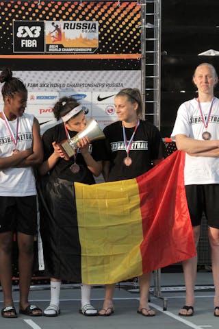 Team Belgium. 2014 FIBA 3x3 World Championships-women.
