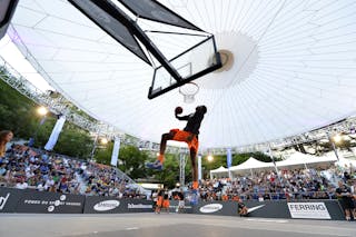 Dunk contest qualifier 2013 FIBA 3x3 World Tour Masters in Lausanne