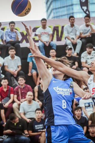 8 Li-yun Wang (TPE) - USA v Chinese Taipei, 2016 FIBA 3x3 World Championships - Women, Pool, 13 October 2016