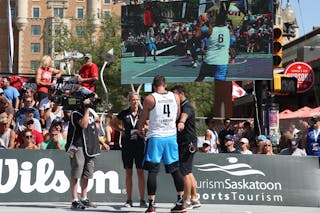 4 Jasmin Hercegovac (SLO) - Ljubljana vs Hamilton in the FIBA 3x3 World Tour Saskatoon 2017 semi final
