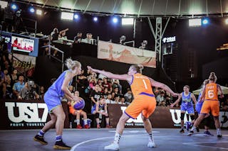 1 Lisa Van Den Adel (NED) - Netherlands v Ukraine, 2016 FIBA 3x3 World Championships - Women, Pool, 12 October 2016