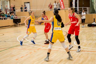 6 Sonia Ursu (ROU) - Romania v Switzerland, 2016 FIBA 3x3 European Championships Qualifiers Andorra - Women, Semi final, 26 June 2016