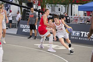 13 Christina Buttenham (CAN) - FIBA 3x3, World Tour 2021, Mtl, Can, Esplanade Place des Arts. WS Semi-Final 2- CANADA vs. Spain