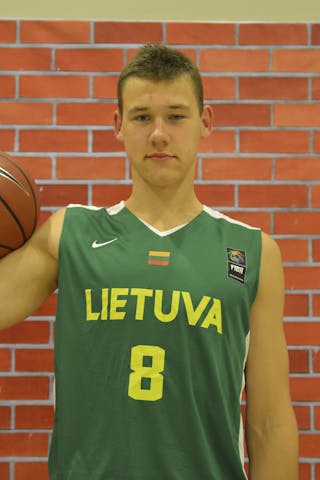 Martynas Sajus. Team Lithuania. 2013 FIBA 3x3 U18 World Championships.