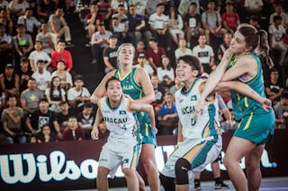 10 Ka I Chan (MAC) - 4 I Tong Mak (MAC) - Macau v Australia, 2016 FIBA 3x3 World Championships - Women, Pool, 13 October 2016
