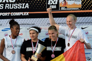 Team Belgium. 2014 FIBA 3x3 World Championships Women.