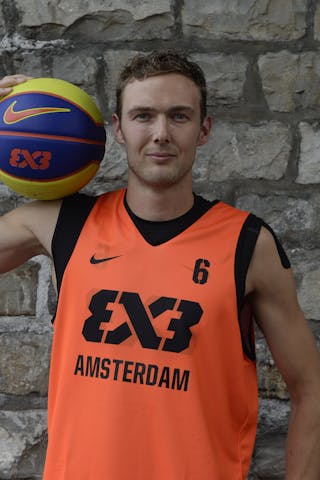 #6 Plieger Niels, Team Amsterdam, FIBA 3x3 World Tour Lausanne 2014, 29-30 August.
