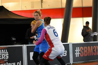 10 Olga Maznichenko (UKR) - Ukraine v Czech Republic, 2016 FIBA 3x3 European Championships Qualifier Netherlands - Women, Final, 2 July 2016
