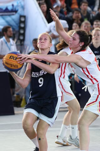 9 Terezie Frgalová (CZE) - Spain v Czech Republic, 2016 FIBA 3x3 U18 World Championships - Women, 3rd place, 5 June 2016