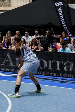 30 Claudia Brunet (AND) - Andorra v Slovenia, 2016 FIBA 3x3 European Championships Qualifiers Andorra - Women, Pool, 25 June 2016