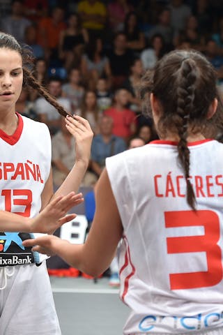 13 Laia Solé (ESP) - Spain v Lithuania, 2016 FIBA 3x3 U18 European Championships - Women, Pool, 10 September 2016
