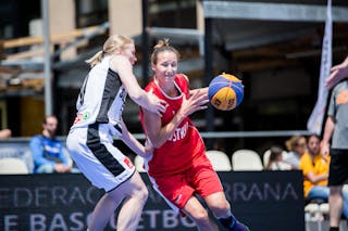 4 Julia KöPpl (SLO) - Slovenia v Austria, 2016 FIBA 3x3 European Championships Qualifiers Andorra - Women, Last 8, 26 June 2016