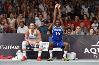14 Sarah Shematsi (FRA) - Hungary v France, 2016 FIBA 3x3 U18 European Championships - Women, Final, 11 September 2016