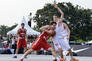 Mehmet Evren Ata. Team Turkey vs Team Poland. 2013 FIBA 3x3 U18 World Championships. 3x3 Game.