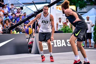 6 Nikola Vujovic (SLO) - 6 Maxime Courby (FRA) - Maribor v Paris, 2016 WT Lausanne, Pool, 26 August 2016