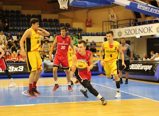 7 Lukáš Bukovjan (CZE) - Czech Republic v Belgium, 2016 FIBA 3x3 U18 European Championships Qualifiers Hungary - Men, Final, 17 July 2016