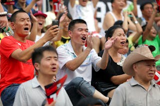Fans, FIBA 3x3 World Tour Beijing 2014, 2-3 August.