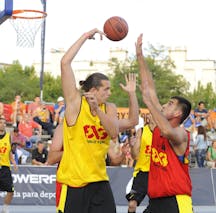 Day 1 of the 2012 FIBA 3x3 World Tour Madrid Masters. 07 September 2012