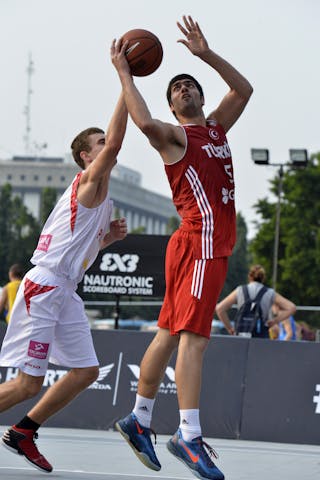 Çevik Çagatay. Team Turkey vs TEam Poland. 2013 FIBA 3x3 U18 World Championships. 3x3 Game.