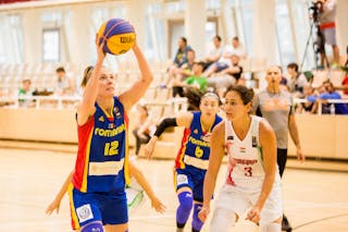 12 NóRa RujáK (HUN) - Hungary v Romania, 2016 FIBA 3x3 European Championships Qualifiers Andorra - Women, Final, 26 June 2016